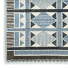 Nourison Nordic NRC06 Blue Area Rug Corner Image