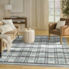 Nourison Nordic NRC06 Blue Area Rug Swatch Image