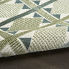 Nourison Nordic NRC06 Green Blue Area Rug Detail Image