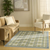 Nourison Nordic NRC06 Green Blue Area Rug Swatch Image