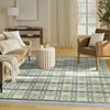 Nourison Nordic NRC06 Green Blue Area Rug Swatch Image