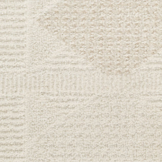 Nourison Nordic NRC06 Ivory Beige Area Rug Corner Image