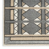 Nourison Nordic NRC06 Ivory Multicolor Area Rug Corner Image