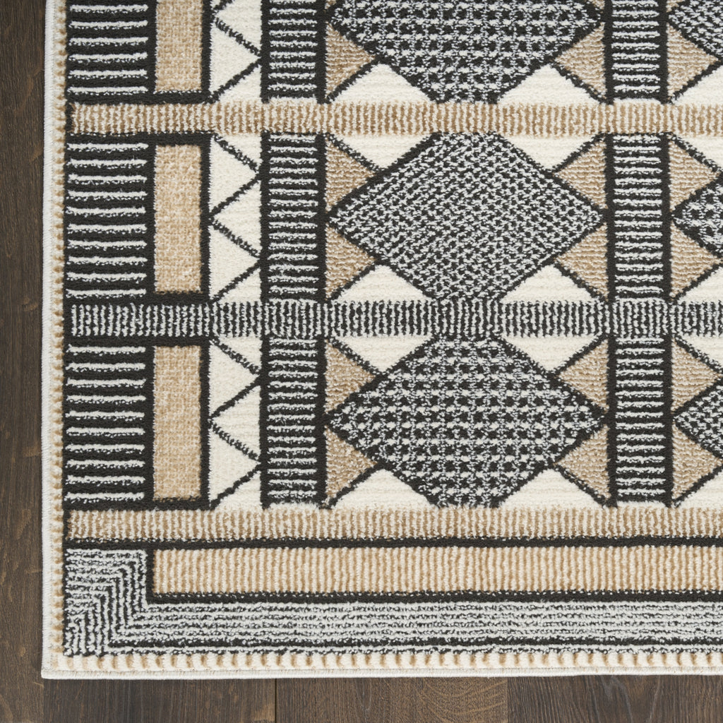Nourison Nordic NRC06 Ivory Multicolor Area Rug main image