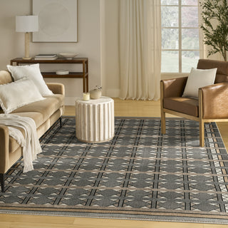 Nourison Nordic NRC06 Ivory Multicolor Area Rug Swatch Image