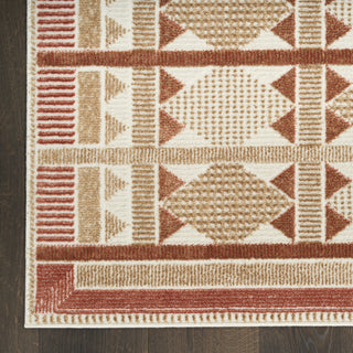 Nourison Nordic NRC06 Rust Area Rug main image