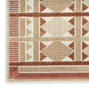 Nourison Nordic NRC06 Rust Area Rug Corner Image