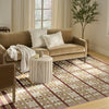 Nourison Nordic NRC06 Rust Area Rug Corner Image