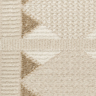 Nourison Nordic NRC06 Taupe Area Rug Corner Image