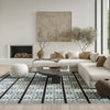 Nourison Nordic NRC06 Blue Area Rug 