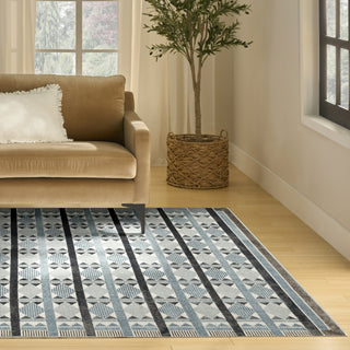 Nourison Nordic NRC06 Blue Area Rug 