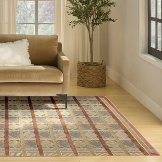 Nourison Nordic NRC06 Rust Area Rug 