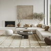 Nourison Nordic NRC06 Taupe Area Rug Corner Image