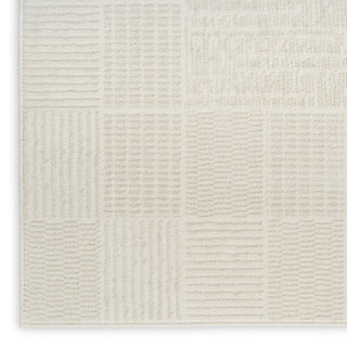 Nourison Nordic NRC07 Ivory Area Rug Corner Image