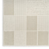 Nourison Nordic NRC07 Ivory Grey Area Rug Corner Image
