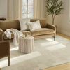 Nourison Nordic NRC07 Ivory Grey Area Rug Corner Image