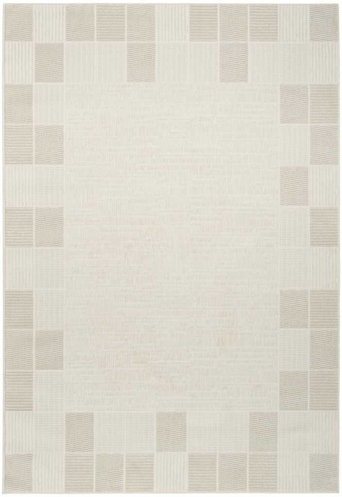 Nourison Nordic NRC07 Ivory Grey Area Rug main image