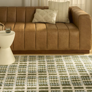 Nourison Nordic NRC08 Blue Green Area Rug Texture Image