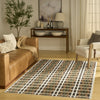 Nourison Nordic NRC08 Charcoal Multicolor Area Rug Swatch Image
