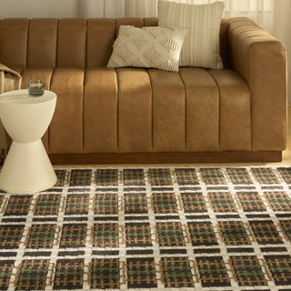 Nourison Nordic NRC08 Charcoal Multicolor Area Rug Texture Image