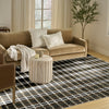 Nourison Nordic NRC08 Charcoal Multicolor Area Rug Corner Image