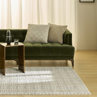 Nourison Nordic NRC08 Ivory Multicolor Area Rug Corner Image