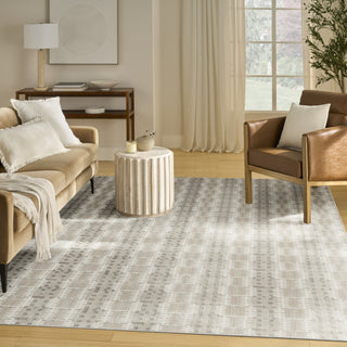 Nourison Nordic NRC08 Ivory Multicolor Area Rug Swatch Image
