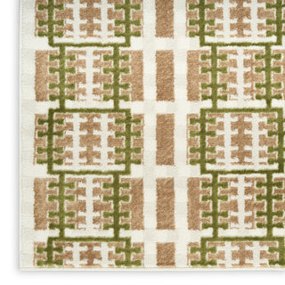 Nourison Nordic NRC08 Multicolor Area Rug Corner Image