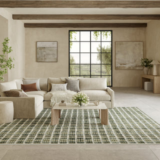 Nourison Nordic NRC08 Blue Green Area Rug 