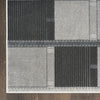 Nourison Nordic NRC09 Grey Black Area Rug main image