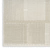 Nourison Nordic NRC09 Ivory Beige Area Rug Corner Image