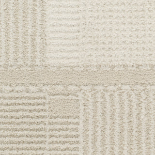 Nourison Nordic NRC09 Ivory Beige Area Rug Corner Image