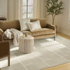 Nourison Nordic NRC09 Ivory Beige Area Rug Corner Image
