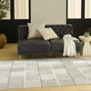 Nourison Nordic NRC09 Ivory Grey Area Rug Texture Image