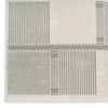 Nourison Nordic NRC09 Ivory Grey Area Rug Corner Image
