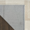 Nourison Nordic NRC09 Ivory Taupe Area Rug Corner Image