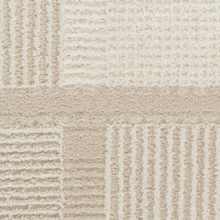 Nourison Nordic NRC09 Ivory Taupe Area Rug Corner Image