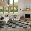 Nourison Nordic NRC09 Grey Black Area Rug 