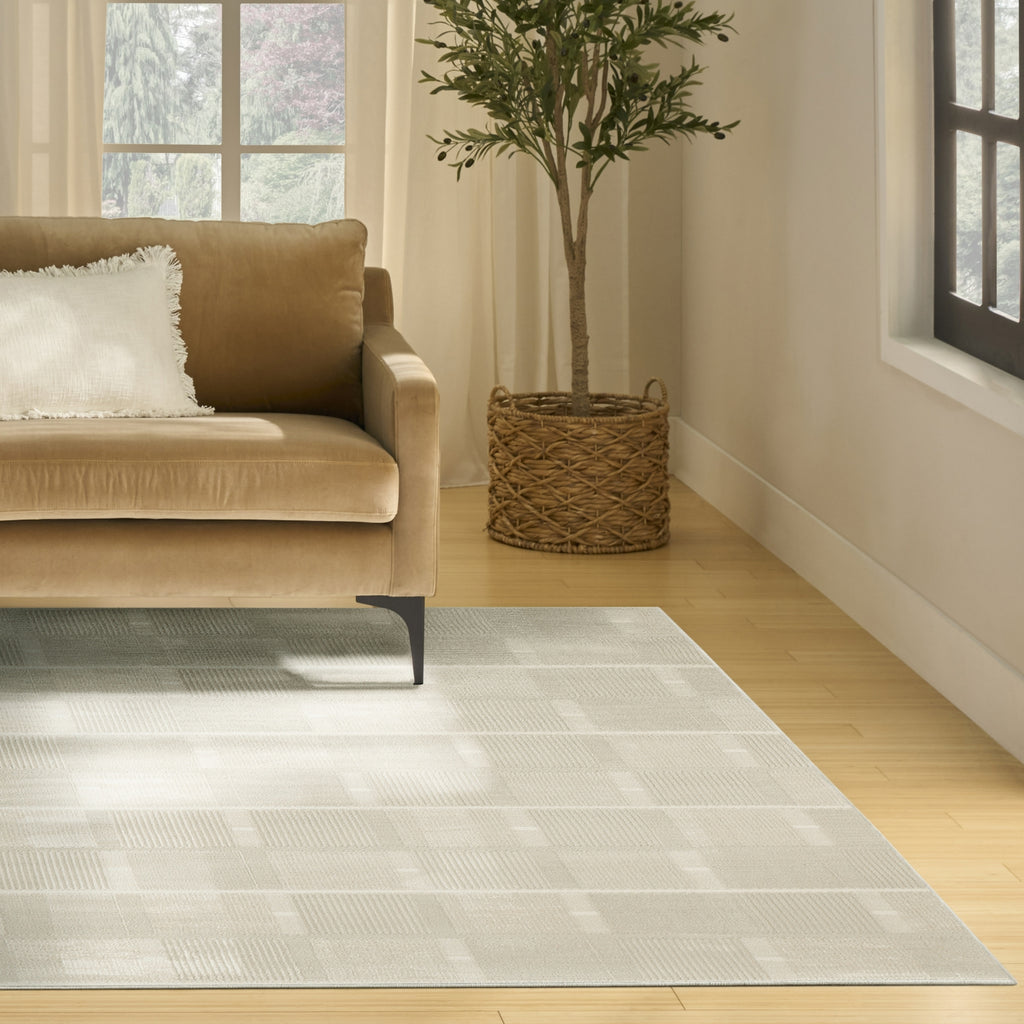 Nourison Nordic NRC09 Ivory Beige Area Rug main image