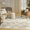 Nourison Nordic NRC09 Ivory Taupe Area Rug Room Image Feature