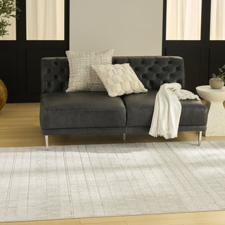 Nourison Nordic NRC10 Ivory Area Rug Corner Image