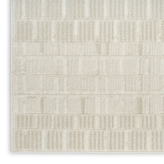Nourison Nordic NRC10 Ivory Area Rug Corner Image