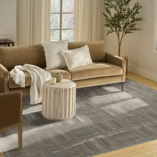 Nourison Nordic NRC11 Grey Multicolor Area Rug Room Scene 3