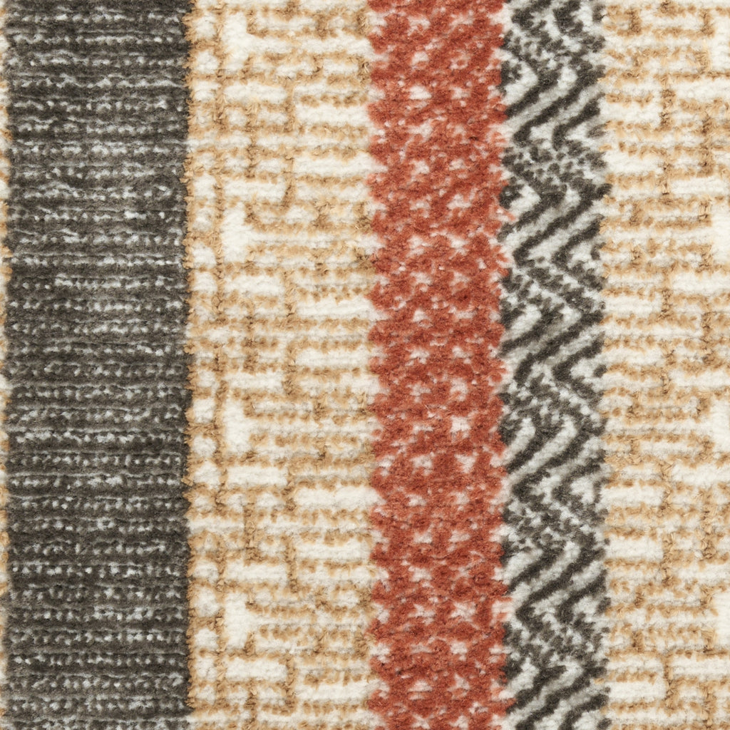 Nourison Nordic NRC11 Multicolor Area Rug Corner Image