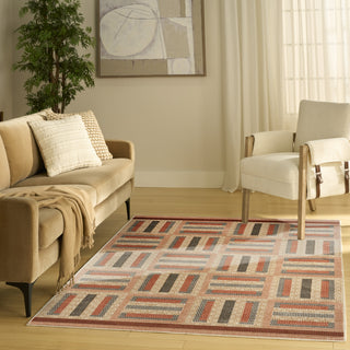 Nourison Nordic NRC11 Multicolor Area Rug Swatch Image