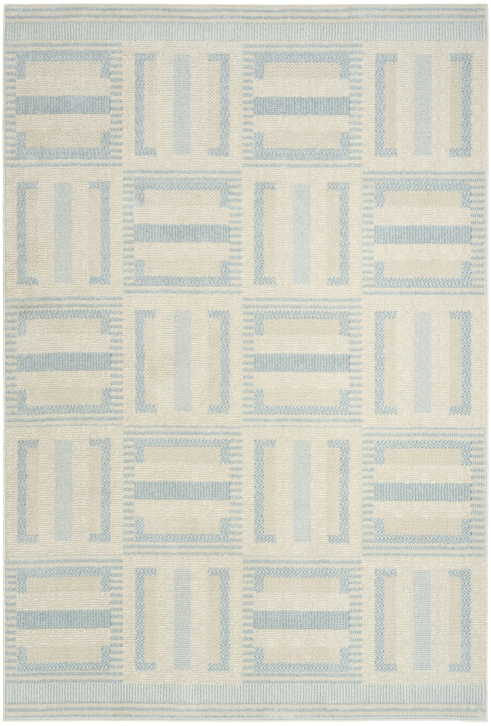 Nourison Nordic NRC11 Ivory Blue Area Rug main image