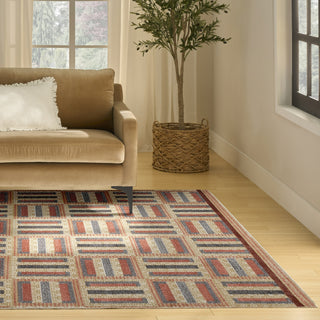 Nourison Nordic NRC11 Multicolor Area Rug 