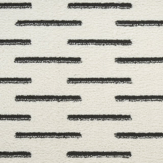 Nourison Nordic NRC12 Ivory Black Area Rug Swatch Image