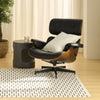 Nourison Nordic NRC12 Ivory Black Area Rug Corner Image