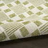 Nourison Nordic NRC13 Green Area Rug Corner Image